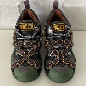 New Gucci Flashterk Hiking Sneakers Sz 7US/37 EU